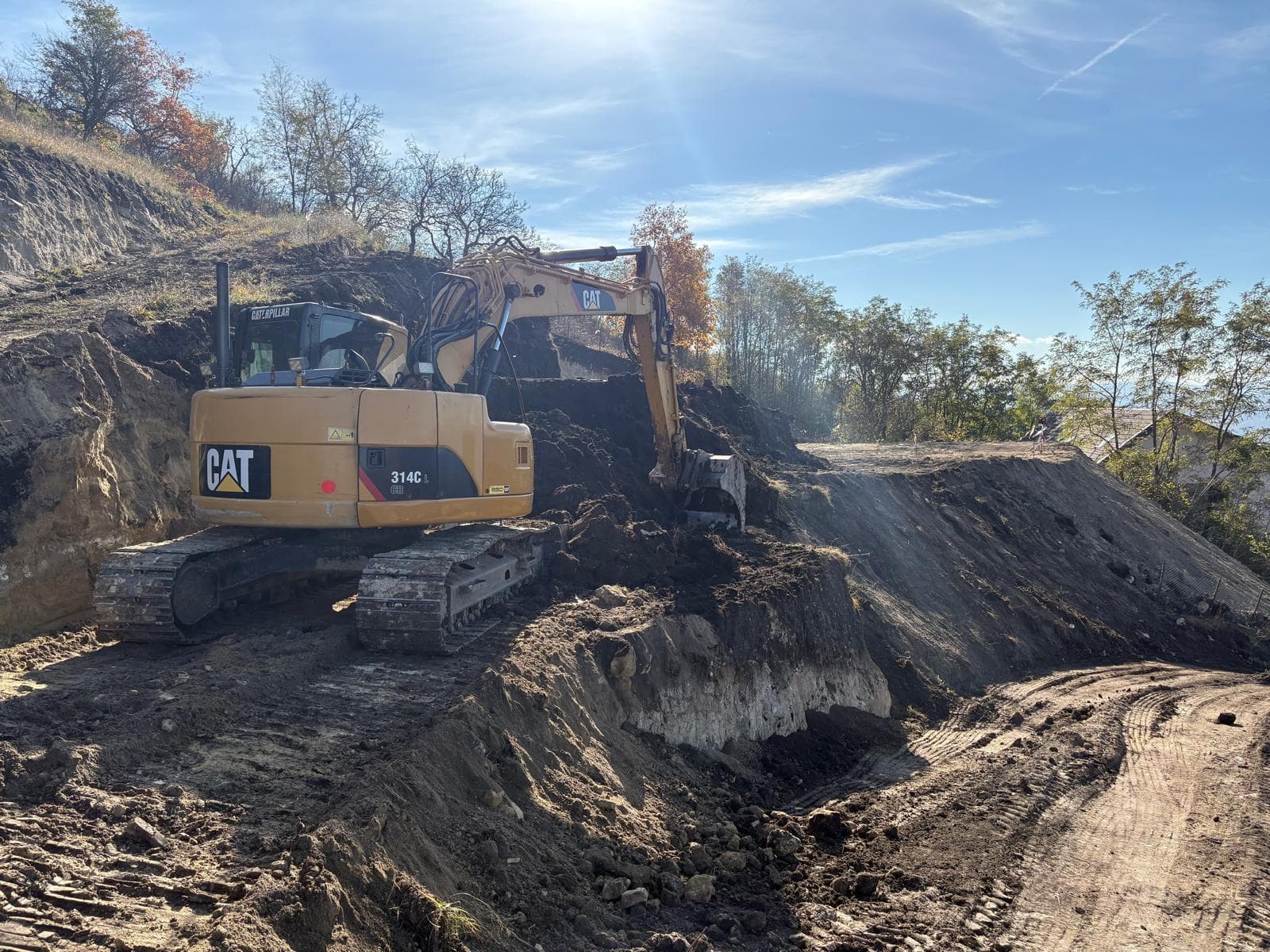 Proiect anvergura excavator 18T